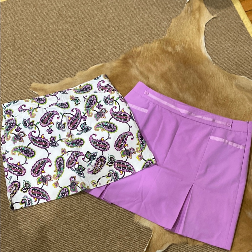 Paisley and Lavender Golf Skorts ⛳️🏌️‍♀️